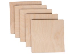 Trestykker CREATIVE WOOD SET 5, 10 x 10 cm