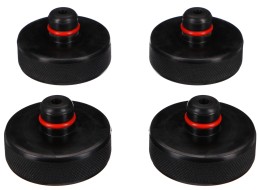 Sett med gummiputer for jekk JACK PAD SET 4T for Tesla, stift 24 mm, 4 stk