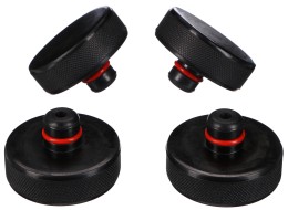 Sett med gummiputer for jekk JACK PAD SET 4T for Tesla, stift 24 mm, 4 stk