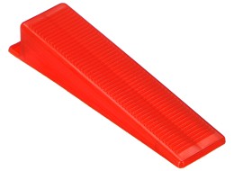 Sett med nivelleringskiler LEVEL SYSTEM WEDGE 100 stk