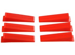 Sett med nivelleringskiler LEVEL SYSTEM WEDGE 100 stk