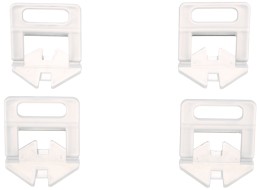 Sett med nivelleringsklips LEVEL SYSTEM T-HOLD 3 mm, 1000 stk