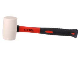 Gummihammer TPR HAMMER 450, hvit, 450 g, 330 mm
