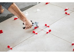 Sett med nivelleringsklips LEVEL SYSTEM T-HOLD 3 mm, 1000 stk