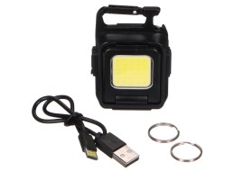 Multifunksjonell nøkkellykt med magnet LAMP KEY 2, 900 lm, COB LED, USB