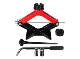 Saksekjekk med ratsje SX SCISSOR JACK WIDE PAD 2,5T