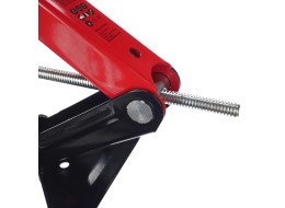 Saksekjekk med ratsje SX SCISSOR JACK WIDE PAD 2,5T