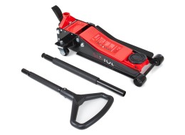 Robust rullbar hydraulisk jekk 3 t lavprofil med pedal SX JACK PEDAL 3T BLACK
