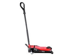 Robust rullbar hydraulisk jekk 3 t lavprofil med pedal SX JACK PEDAL 3T BLACK