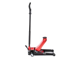 Robust rullbar hydraulisk jekk 3 t lavprofil med pedal SX JACK PEDAL 3T BLACK
