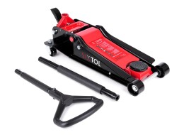 Robust rullbar hydraulisk jekk 4 t lavprofil med pedal SX JACK PEDAL 4T BLACK