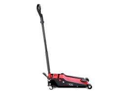 Robust rullbar hydraulisk jekk 4 t lavprofil med pedal SX JACK PEDAL 4T BLACK
