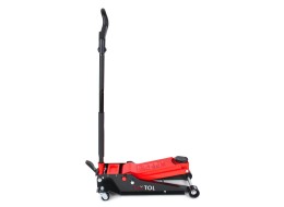 Robust rullbar hydraulisk jekk 4 t lavprofil med pedal SX JACK PEDAL 4T BLACK