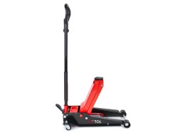 Robust rullbar hydraulisk jekk 4 t lavprofil med pedal SX JACK PEDAL 4T BLACK