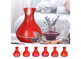 Aroma diffuser Vulcan rødt tre 350 ml