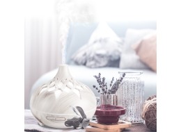 Aroma-diffuser Palm hvitt tre 500 ml