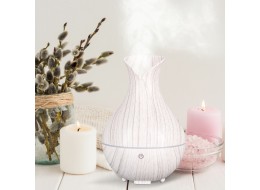 Aroma-diffuser Bloom hvitt tre 200 ml