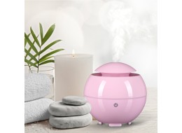 Aroma-diffuser Globe rosa glans 150 ml