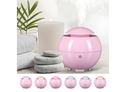 Aroma-diffuser Globe rosa glans 150 ml