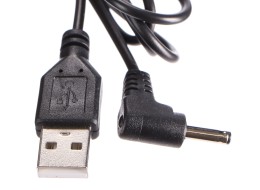 Erstatnings USB-strømkabel med DC-jack 3,5 x 1,35 mm for diffusere Flower og Ball