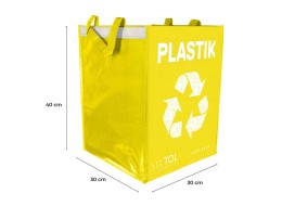 Pose for kildesortering SORT EASY PLASTIK DE, 30x30x40 cm, 36 l