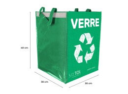Sorteringsposer SORT EASY 3 BASIC FR, 30x30x40 cm, 3 x 36 l, 3 stk