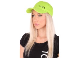 Caps med LED-lys B-CAP 25lm, oppladbar, USB, one size, fluorgrønn