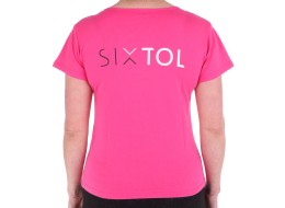 Dame T-SHIRT, rosa, størrelse M, 100% bomull