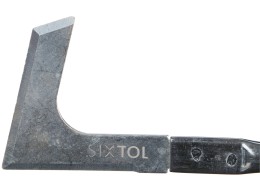 L-formet ugresskniv, lengde 315 mm, ergonomisk håndtak
