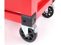 Verkstedvogn for verktøy MECHANIC TROLLEY KEVIN RED, 7 skuffer