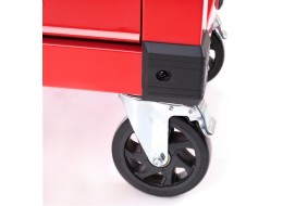 Verkstedvogn for verktøy MECHANIC TROLLEY KEVIN RED, 7 skuffer