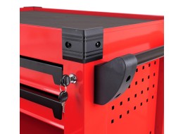 Verktøyvogn MECHANIC TROLLEY KEVIN RED 182, 7 skuffer, 182 deler verktøy