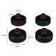 Sett med gummiputer for jekk JACK PAD SET 4T for Tesla, stift 24 mm, 4 stk