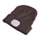 Lue med hodelykt 180 lm, oppladbar, USB, one-size, bomull/PE, brun