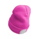 Lue med hodelykt 180 lm, oppladbar, USB, one size, bomull/PE, rosa