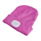 Lue med hodelykt 180 lm, oppladbar, USB, one size, bomull/PE, rosa