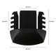 Plastende for tverrbjelke ROOF RACK IN / FIX, svart - reservedel