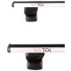 Låsbart aluminium tverrbjelke ROOF RACK FIX 1, 120 cm, 90 kg