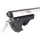 Aluminium tverrbjelke med lås ROOF RACK PRO, 120 cm, lastekapasitet 90 kg
