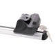 Aluminium tverrbjelke med lås ROOF RACK FIX PRO, 120 cm, lastekapasitet 90 kg