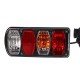 Sett med lamper med kabel og 13-pins plugg for sykkelstativ E-BIKE PREMIUM - reservedel