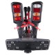 Sykkelstativ for tilhengerfeste E-BIKE 3 PREMIUM - 3 elsykler, lastekapasitet 60 kg, sammenleggbart