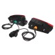 Sett med lamper med kabel og 13-pins plugg for sykkelstativ E-BIKE PRO - reservedel