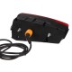 Sett med lamper med kabel og 13-pins plugg for sykkelstativ E-BIKE PRO - reservedel