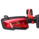 Sykkelstativ for tilhengerfeste E-BIKE 2 PRO - 2 elsykler, lastekapasitet 60 kg, sammenleggbart