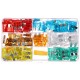 Sett med bilblad-sikringer MECHANIC FUSE SET 1, 5-30A, 120 stk