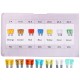 Sett med bilblad-sikringer MECHANIC FUSE SET 1, 5-30A, 120 stk