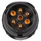 Adapter for tilhengerkontakt 7-13 pin