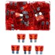 Sett med bladformede sikringer MECHANIC FUSE SET 10A, 100 stk