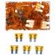 Sett med blad-sikringer for bil MECHANIC FUSE SET 5A, 100 stk